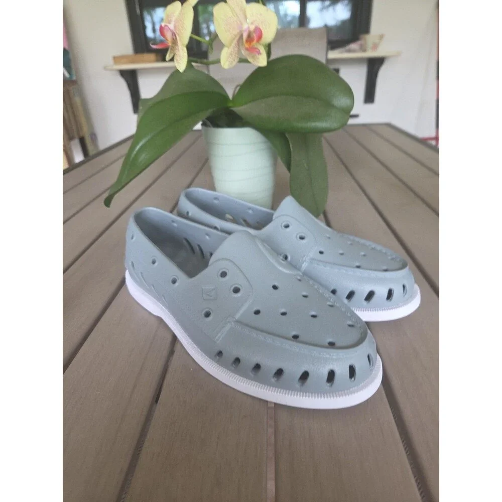 Sperry Top Slider Men's Authentic Float Boat Water shoes Grey Size 8 SB5